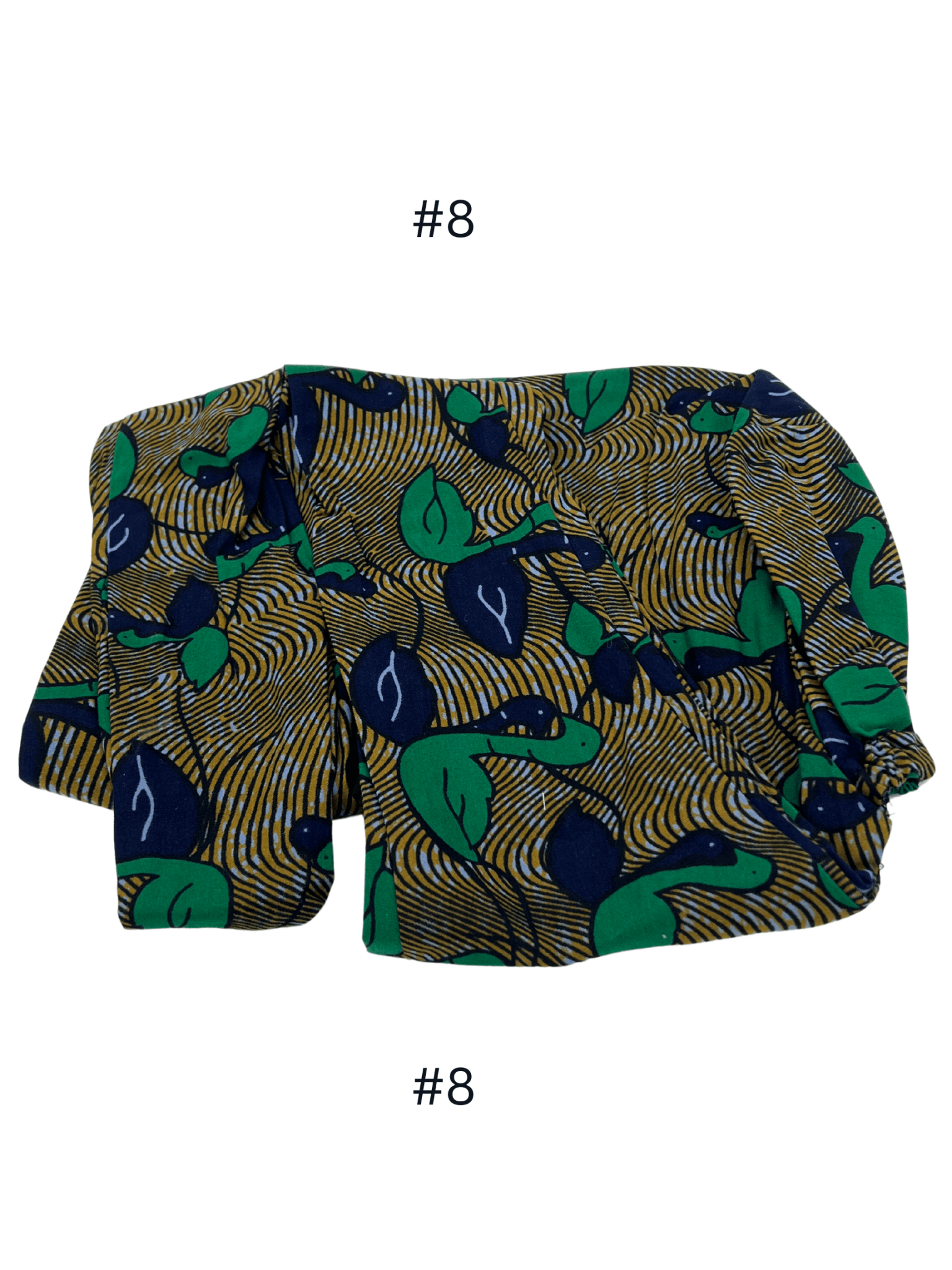 AfroChic Wrap – Pre - Cut Wax Cotton Headwrap for Easy Styling - Onestep Beauty Bar