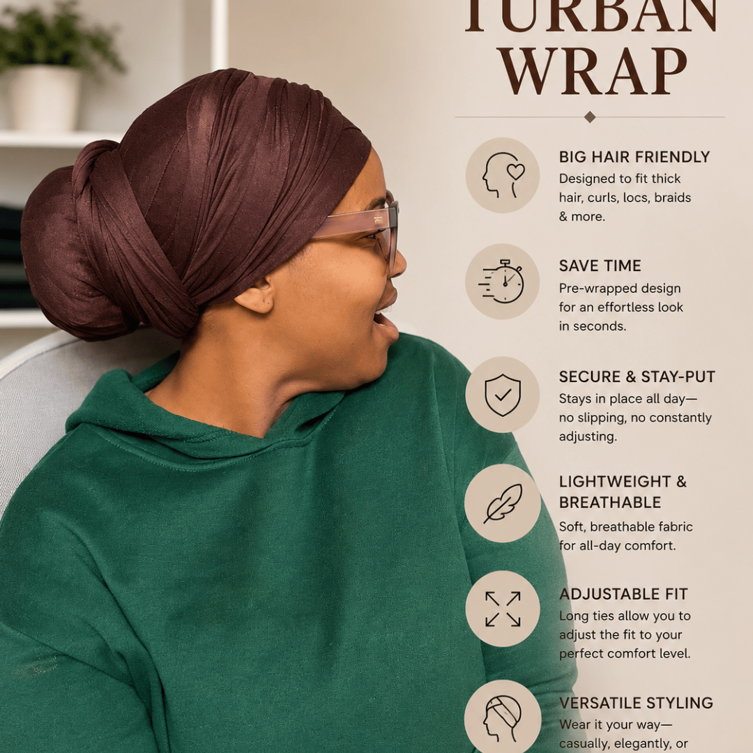 Adjustable Turban Wrap
