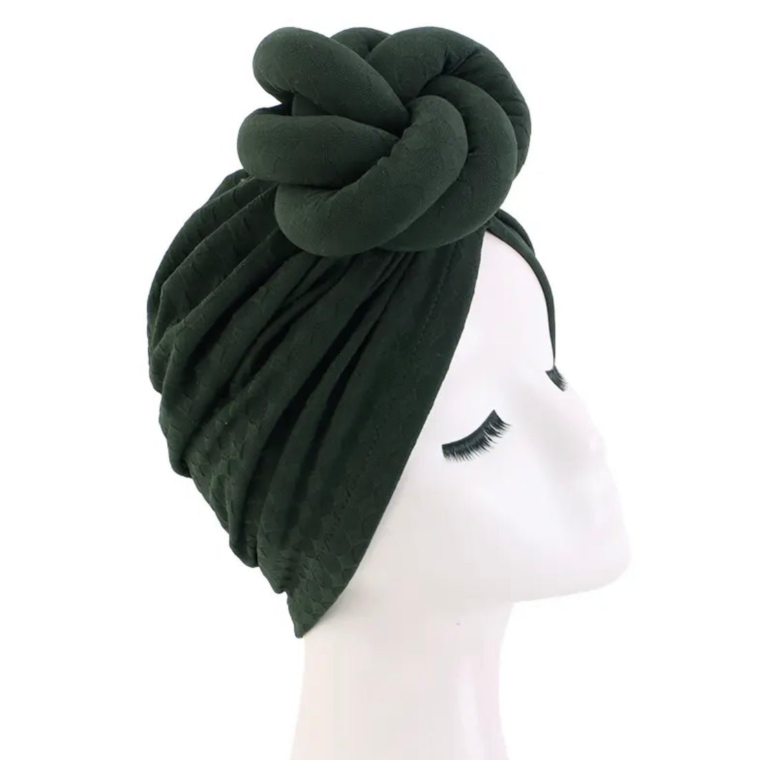 CLASSIC KNOT – Handmade Pre - Wrapped Turban for Effortless Style - Onestep Beauty Bar