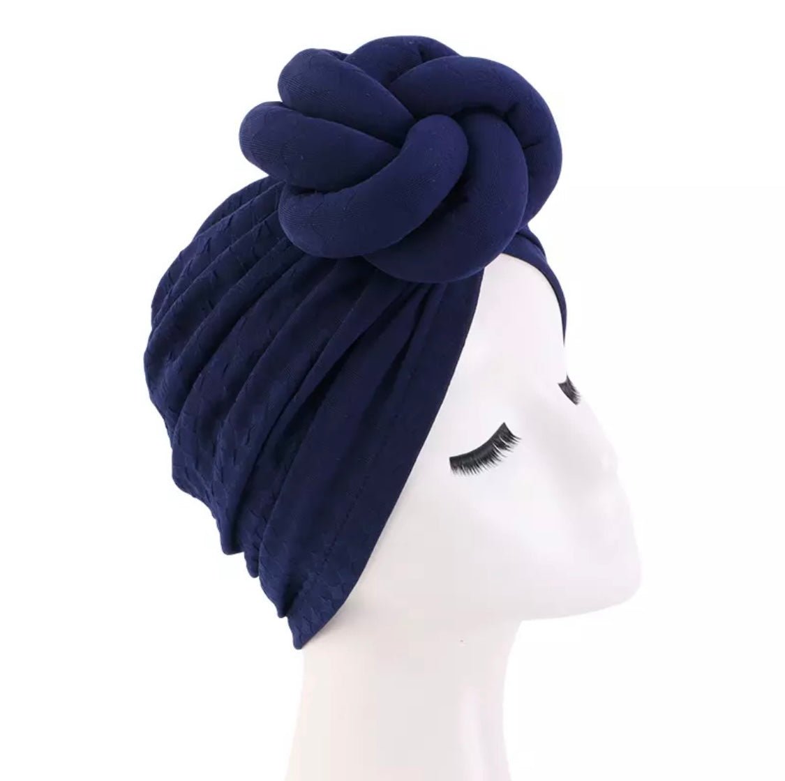 CLASSIC KNOT – Handmade Pre - Wrapped Turban for Effortless Style - Onestep Beauty Bar