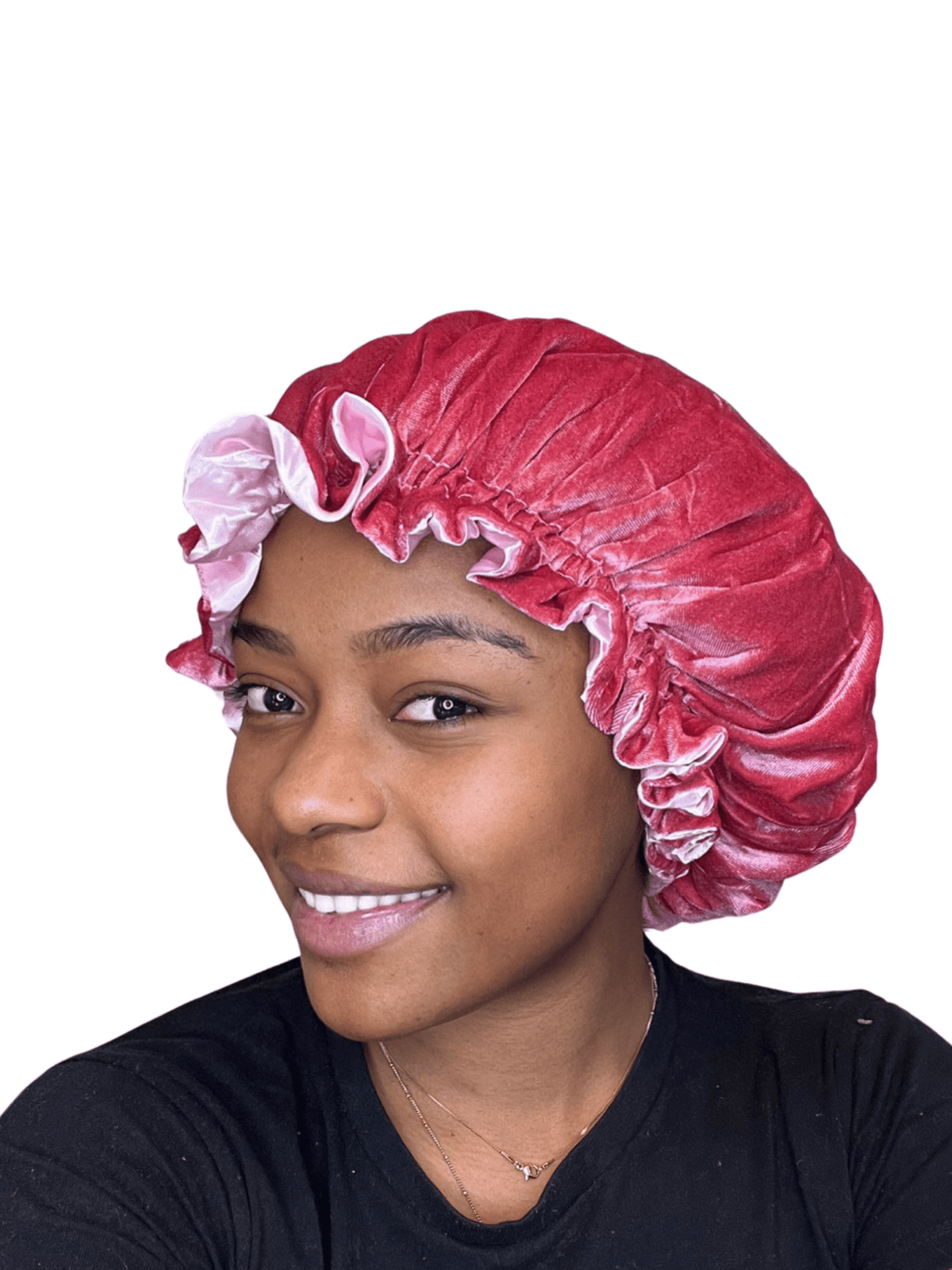 Velvet Satin Lined Bonnet - Onestep Beauty Bar