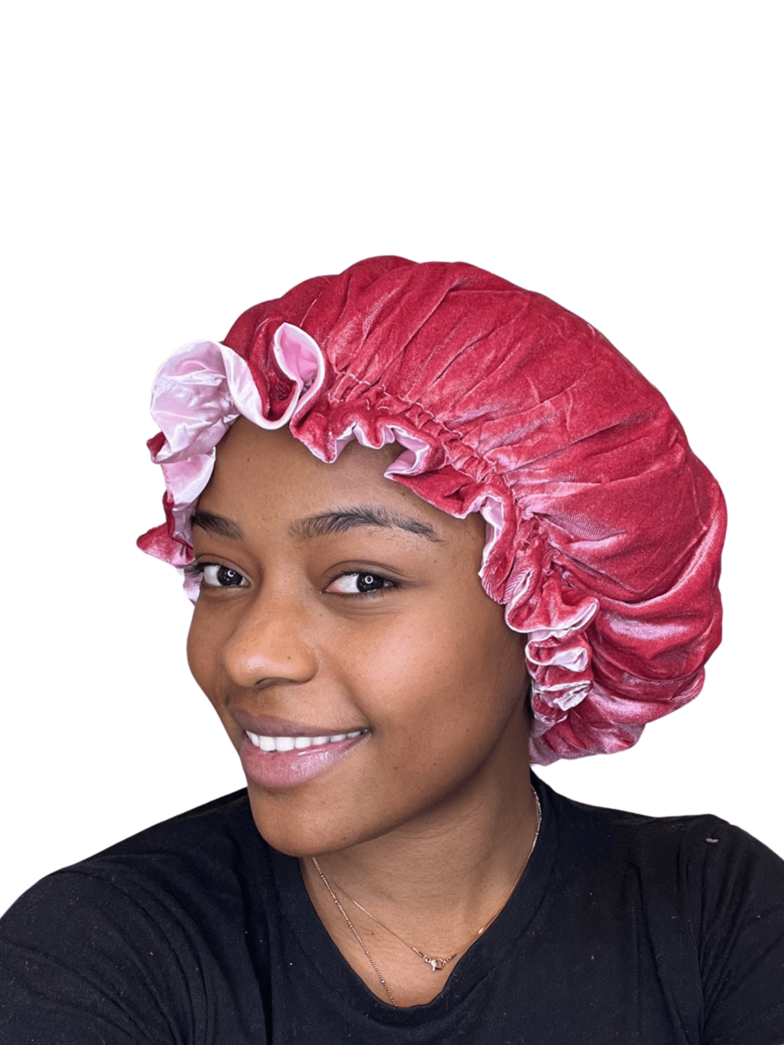 Velvet Satin Lined Bonnet - Onestep Beauty Bar