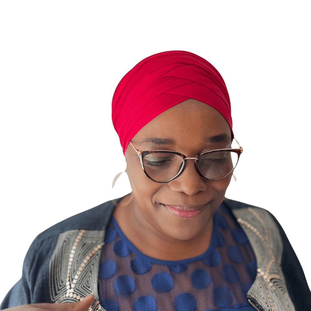 Adjustable Wrap Turban for Big Hair | Pre - Wrapped with Ties - Onestep Beauty Bar