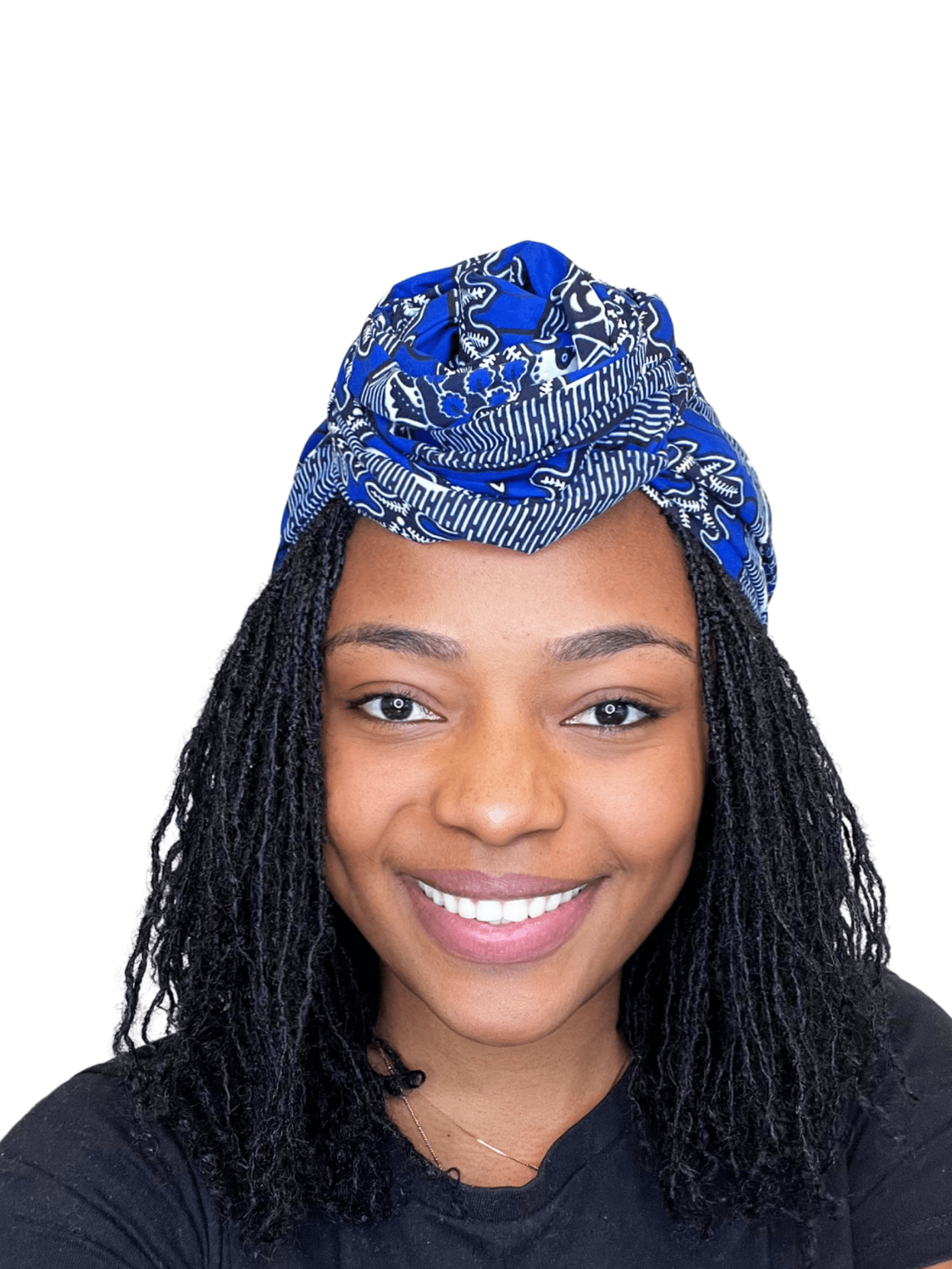 AfroChic Wrap – Pre - Cut Wax Cotton Headwrap for Easy Styling - Onestep Beauty Bar