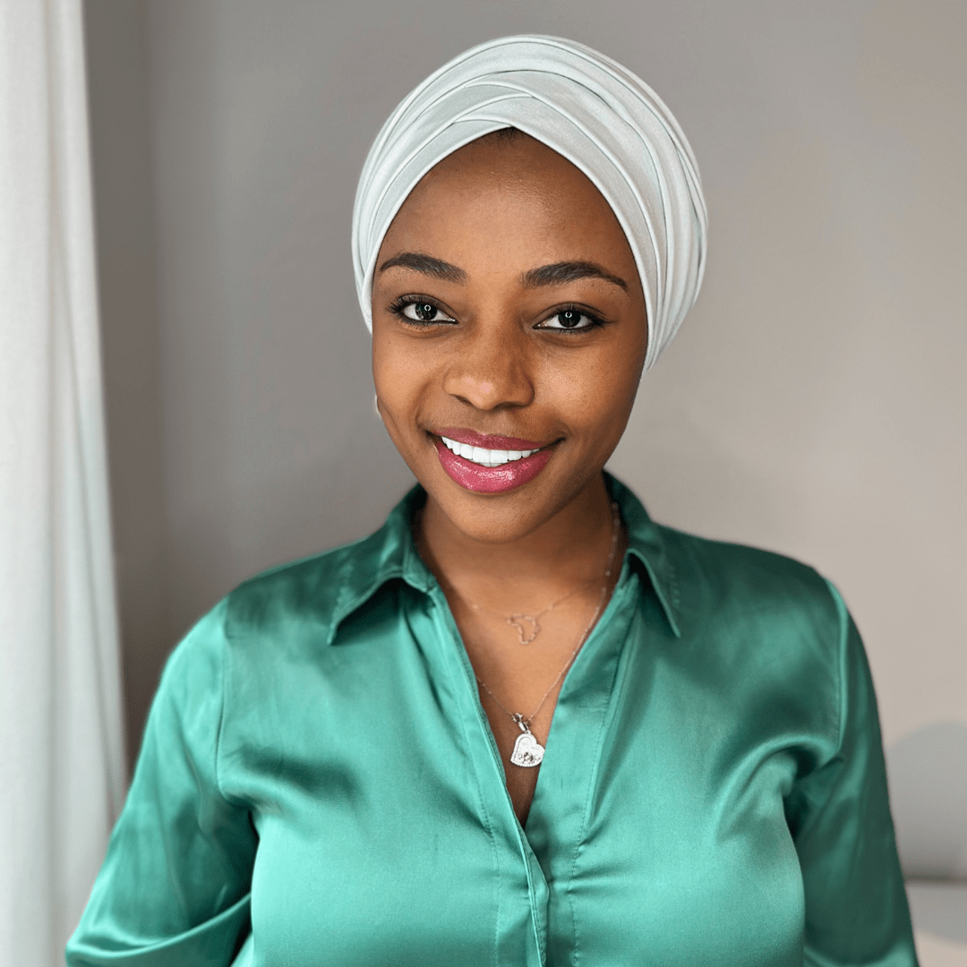 Adjustable Wrap Turban for Big Hair | Pre - Wrapped with Ties - Onestep Beauty Bar