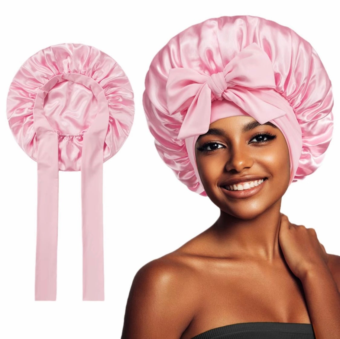 Satin Hair Bonnet - Protect and Nourish Your Hair while You Sleep - Onestep Beauty Bar