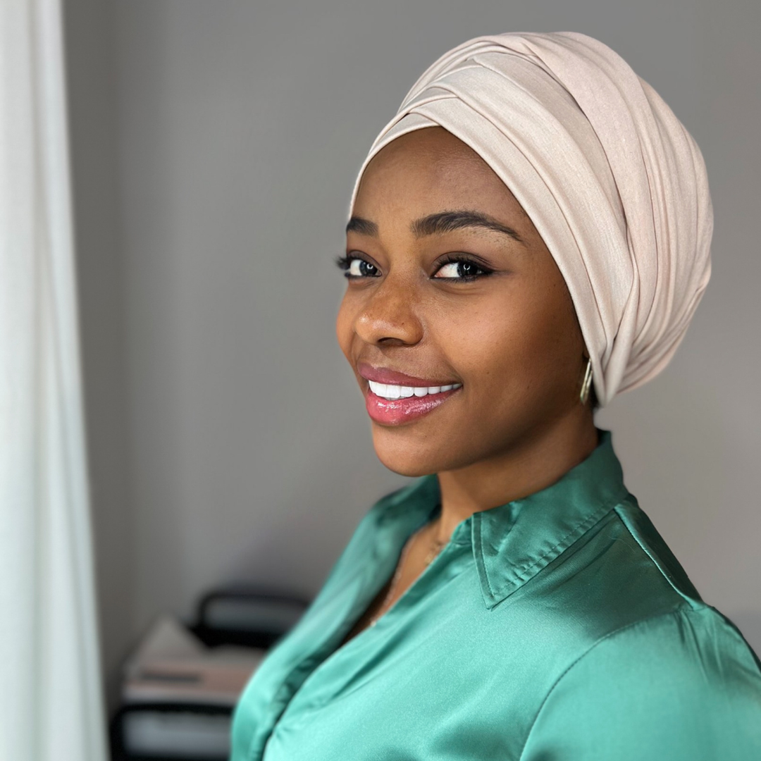 VANILLA - EASY WRAP TURBAN