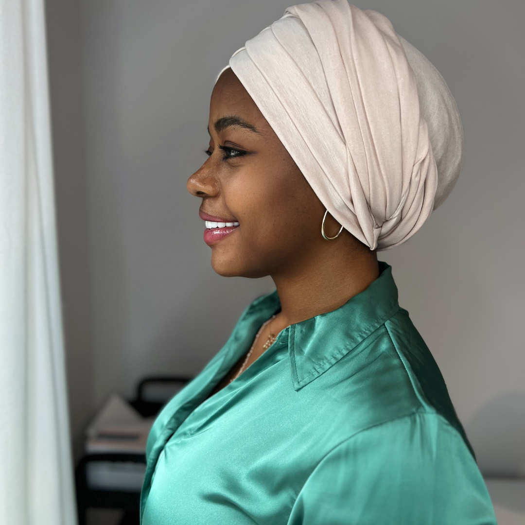 VANILLA - EASY WRAP TURBAN