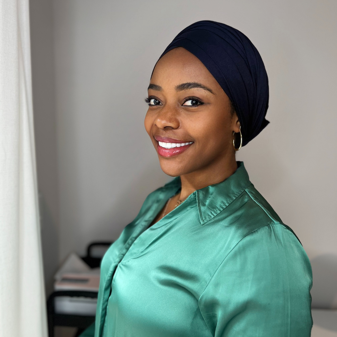 NAVY BLUE -  EASY WRAP TURBAN