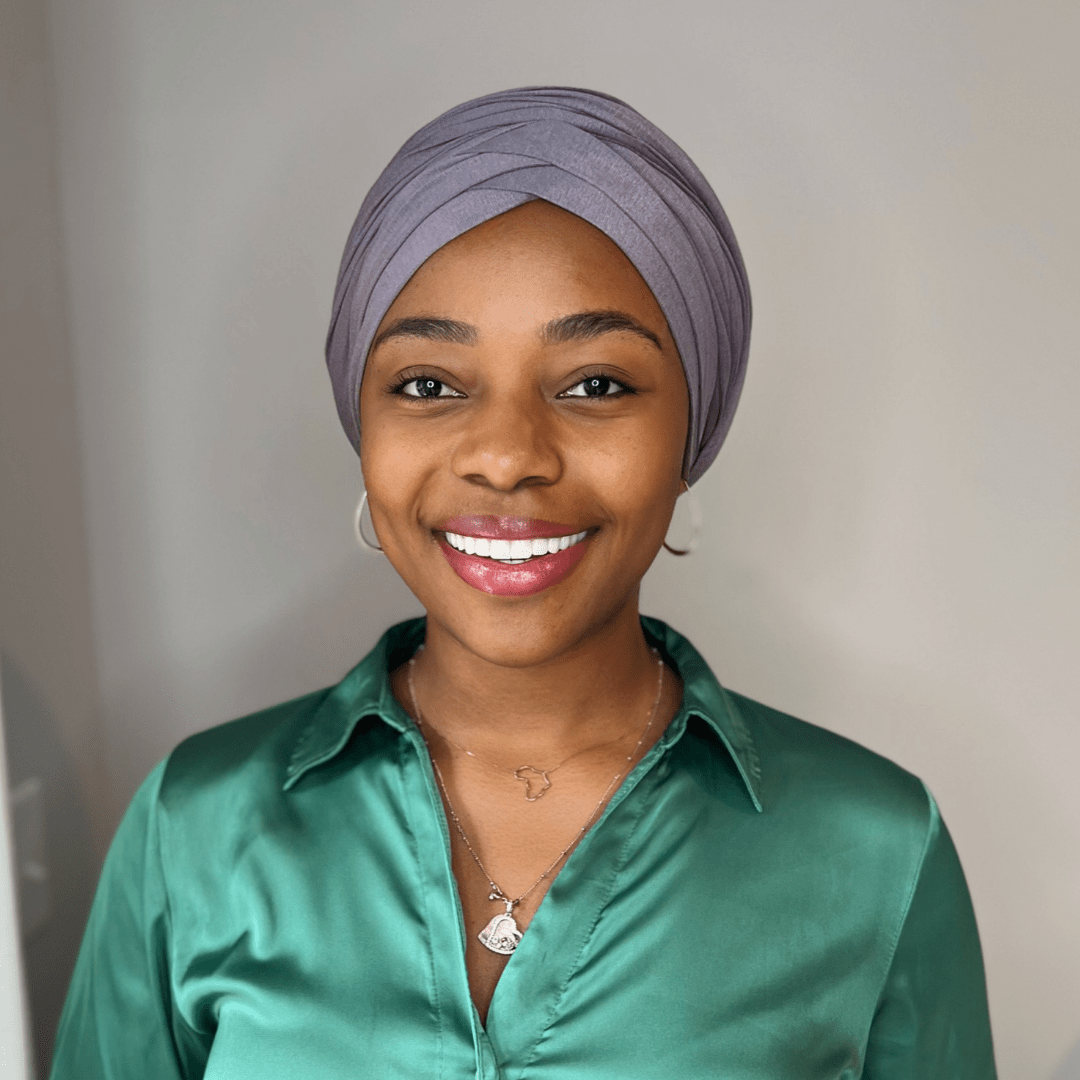 Adjustable Wrap Turban for Big Hair | Pre - Wrapped with Ties - Onestep Beauty Bar