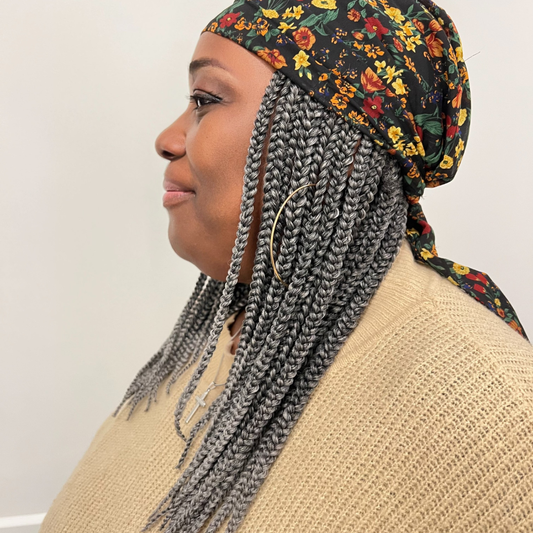 14" GREY BRAID BAND - Onestep Beauty Bar