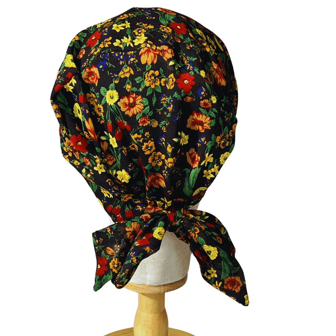 FLORAL YELLOW - BANDANA - Onestep Beauty Bar