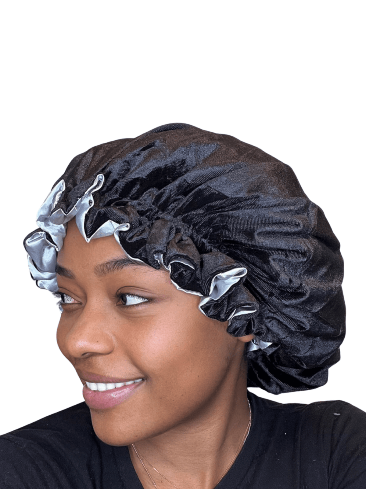 Velvet Satin Lined Bonnet - Onestep Beauty Bar