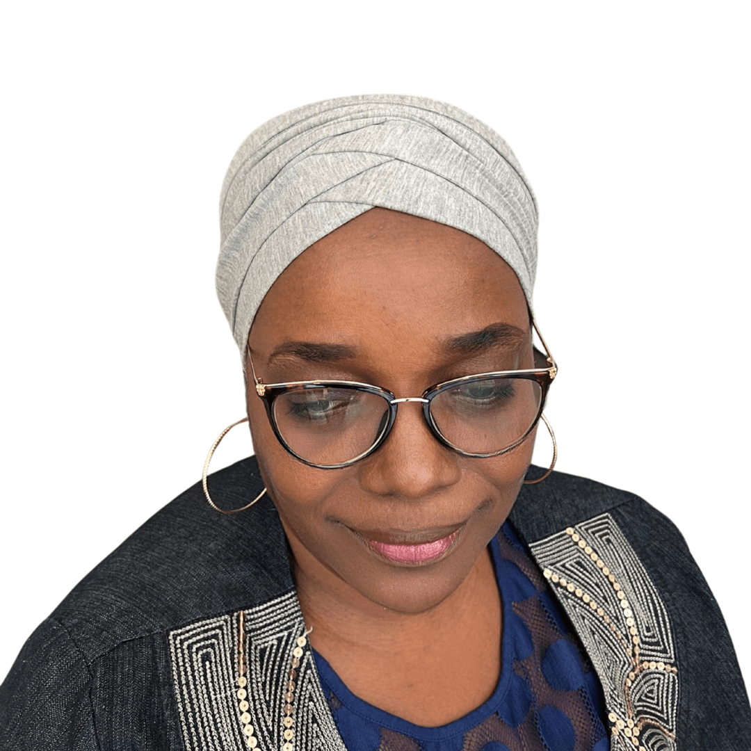 Adjustable Wrap Turban for Big Hair | Pre - Wrapped with Ties - Onestep Beauty Bar