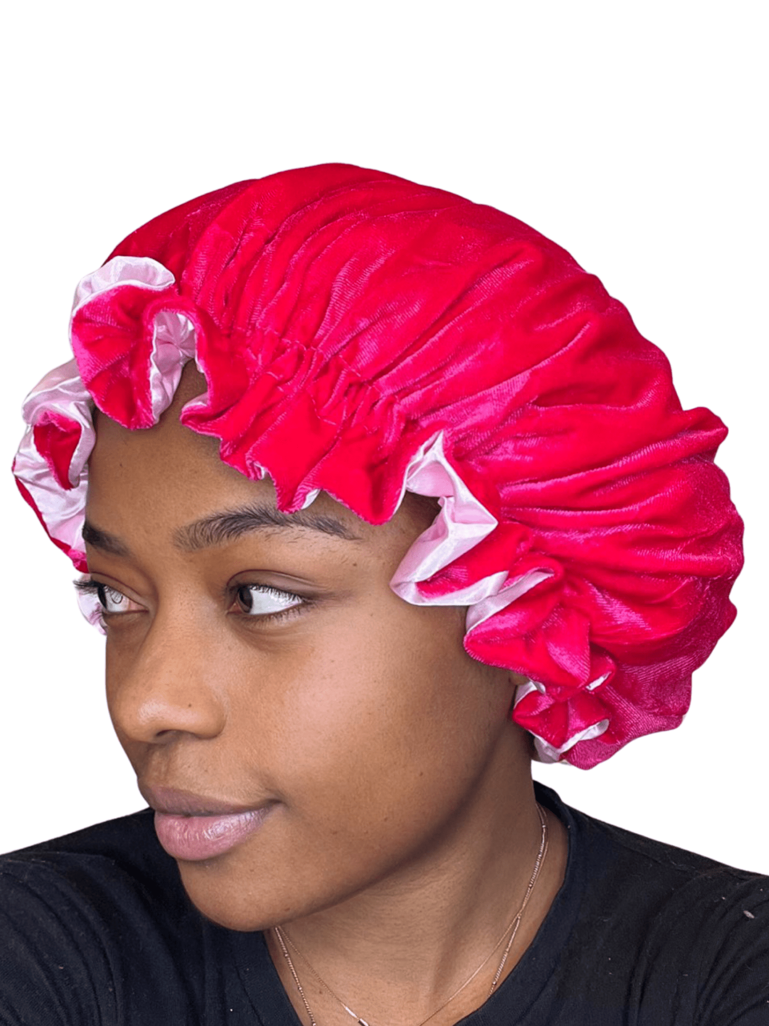 Velvet Satin Lined Bonnet - Onestep Beauty Bar