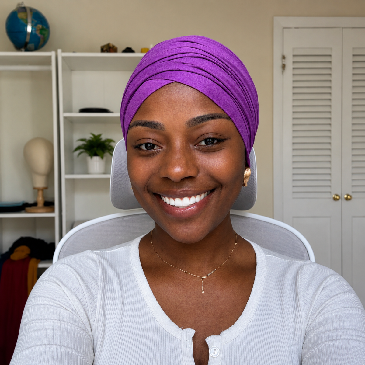Adjustable Turban Wrap