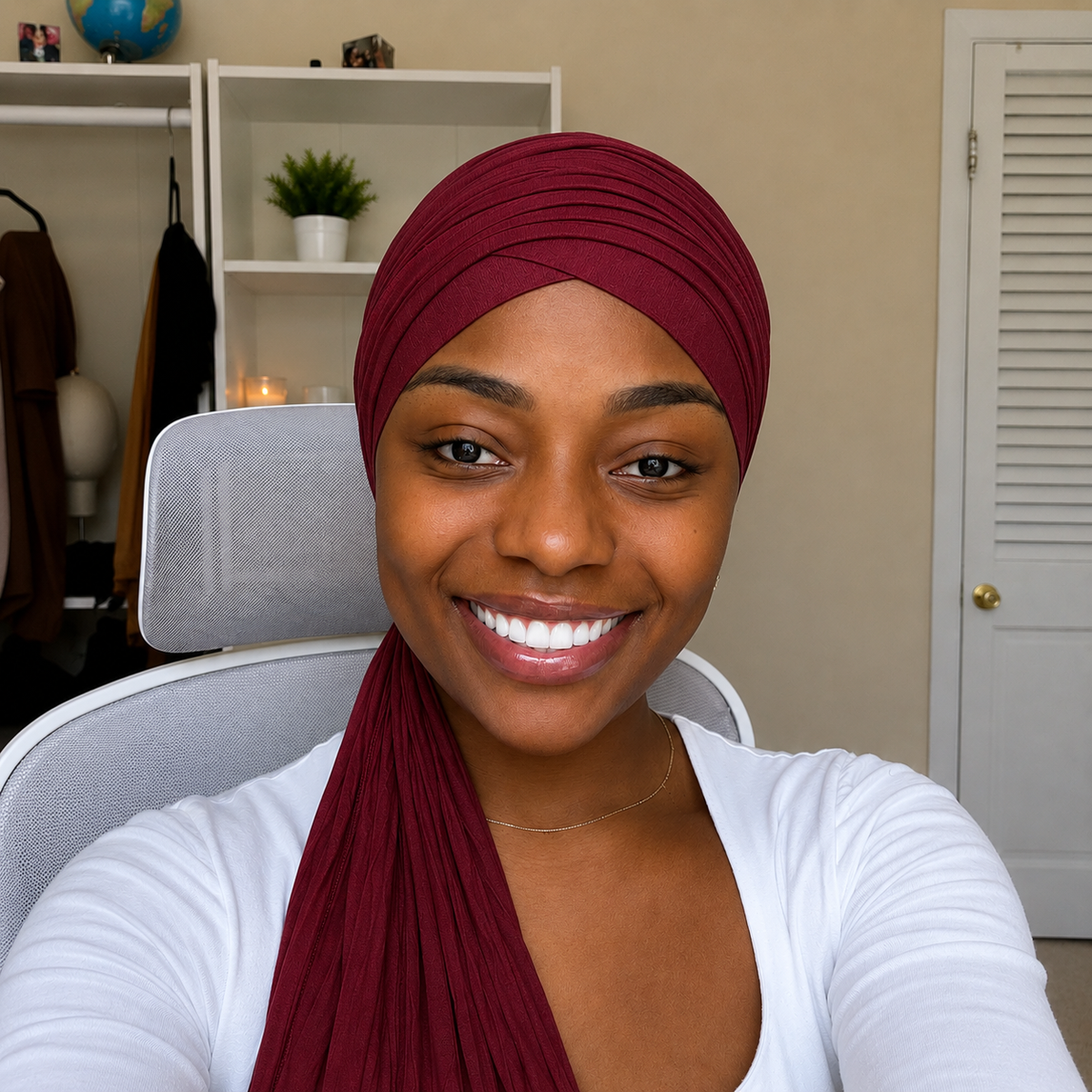 Adjustable Turban Wrap