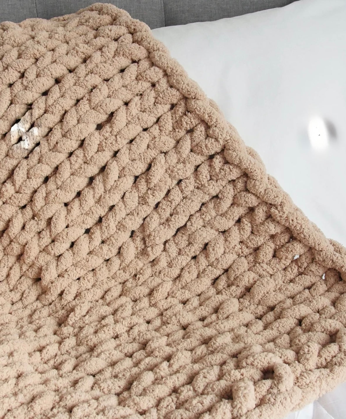 Handmade Chunky Chenille Throws and Blankets