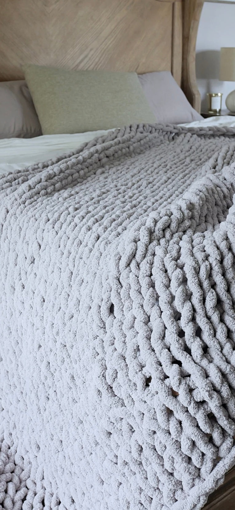 Handmade Chunky Chenille Throws and Blankets