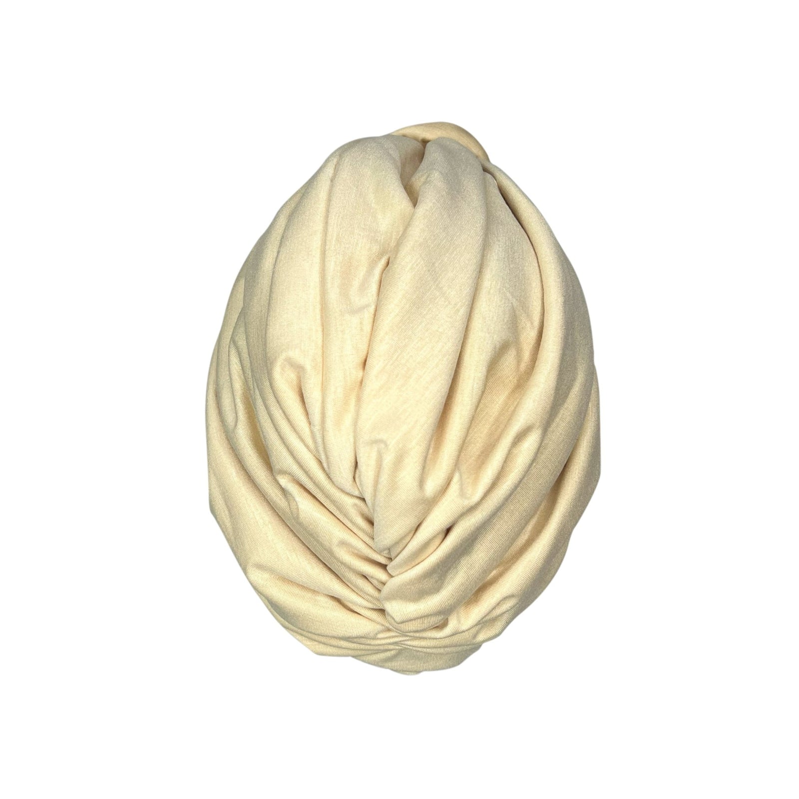 VANILLA - PREMIUM KNOT TURBAN - Onestep Beauty Bar