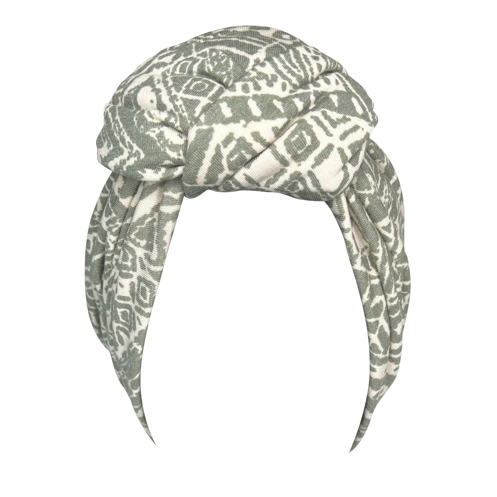DUSTY GREY - PREMIUM KNOT TURBAN - Onestep Beauty Bar