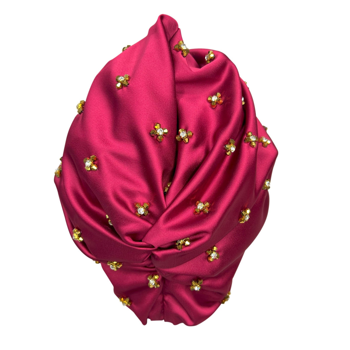 Chic Red Turban Headwrap - Criss cross Style - Onestep Beauty Bar
