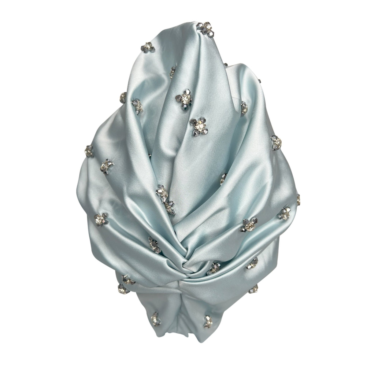 Chic Blue Turban Headwrap - Criss cross Style - Onestep Beauty Bar