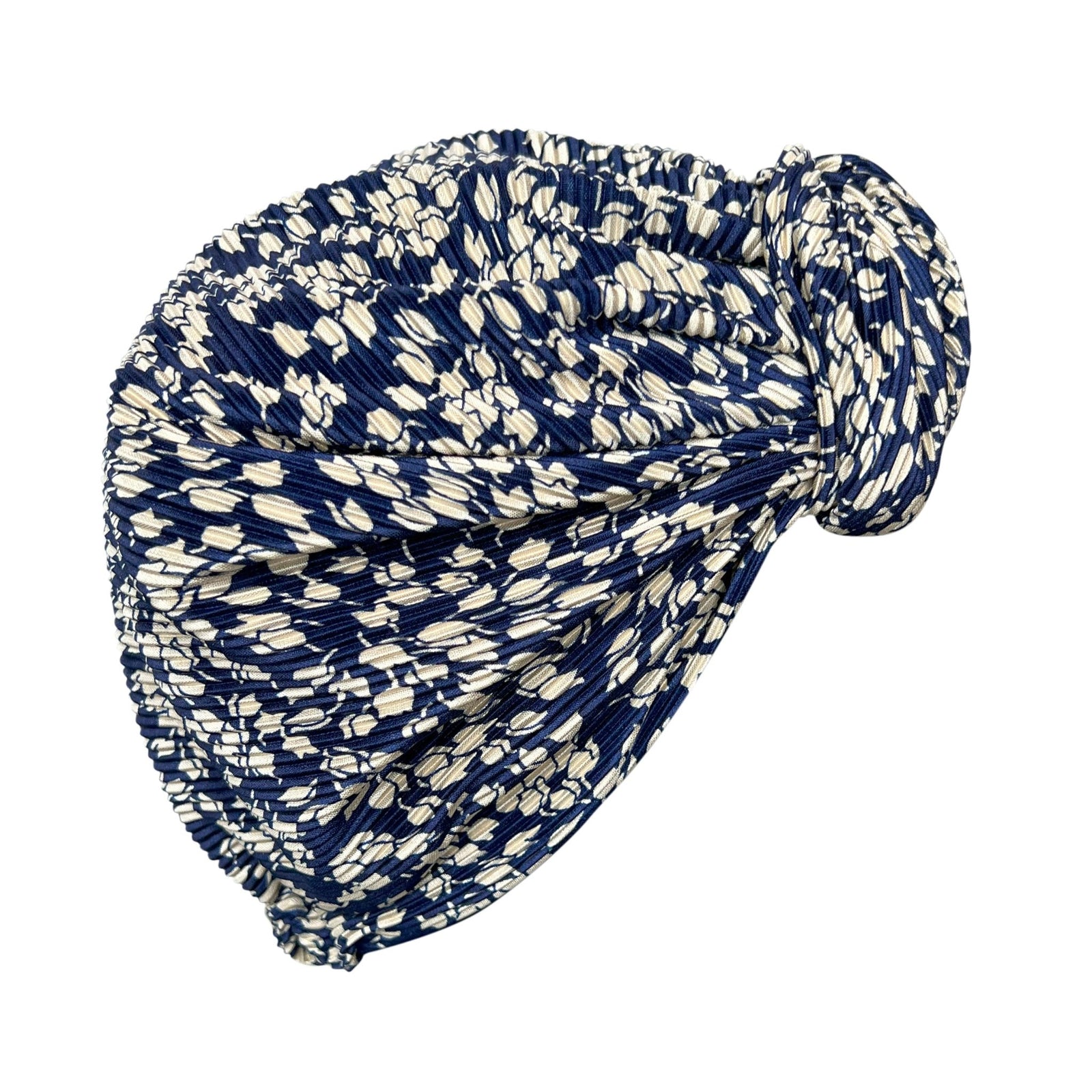 Pleated Knot Turban – Double - Lined for Comfort & Style - Onestep Beauty Bar