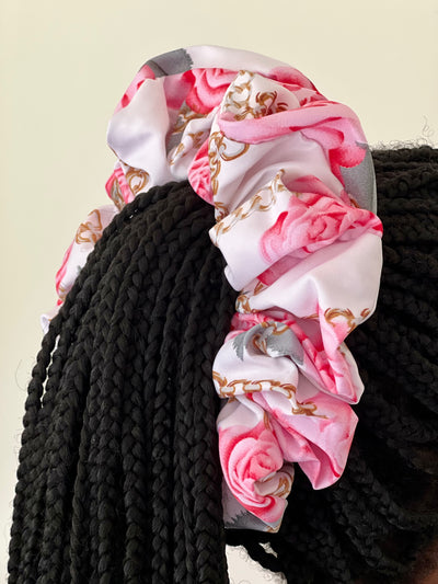 FLOWER JUMBO SCHRUNCHIE