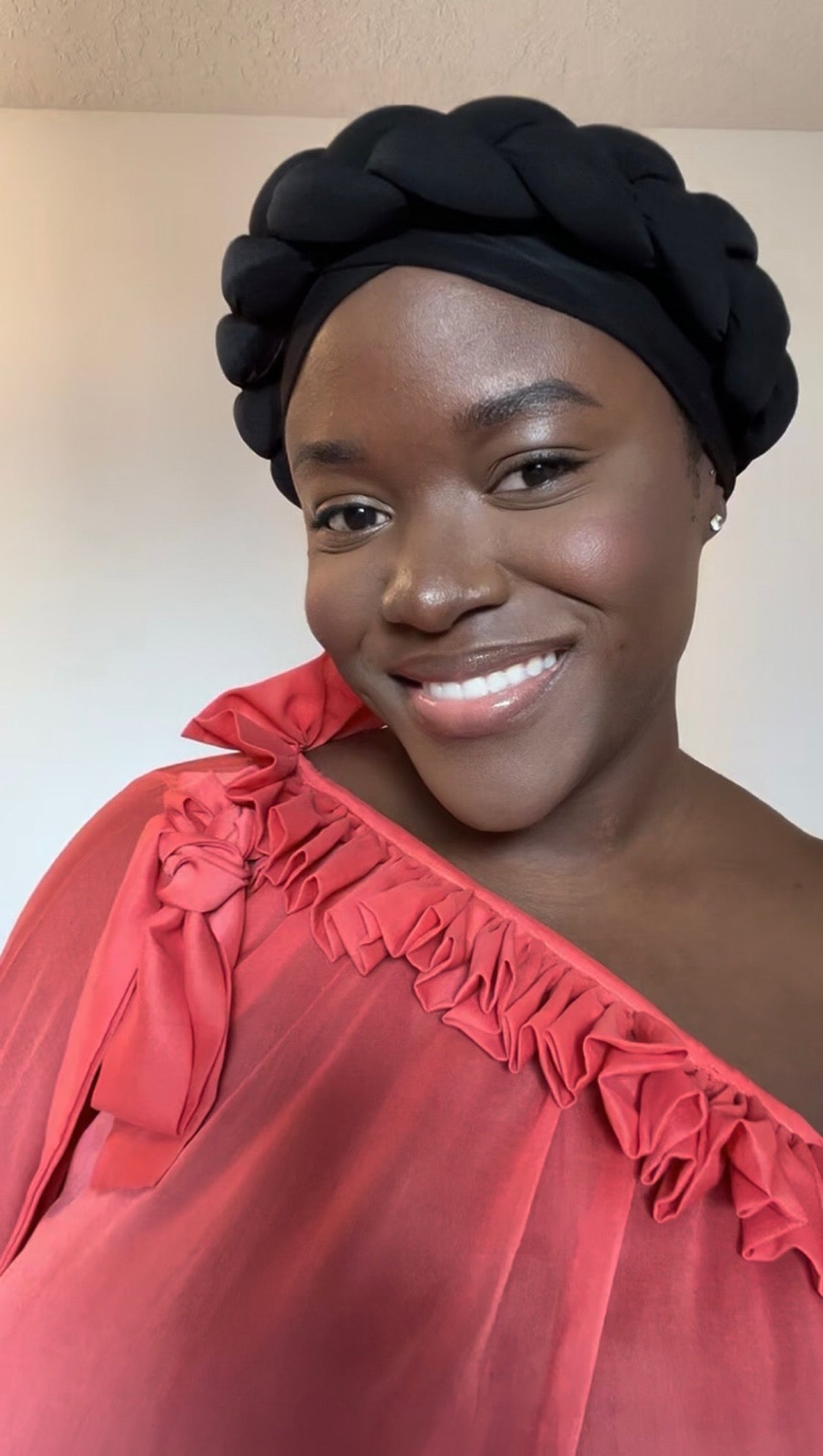 BAKALA – Handmade Pre - Wrapped Turban with Braided Design - Onestep Beauty Bar