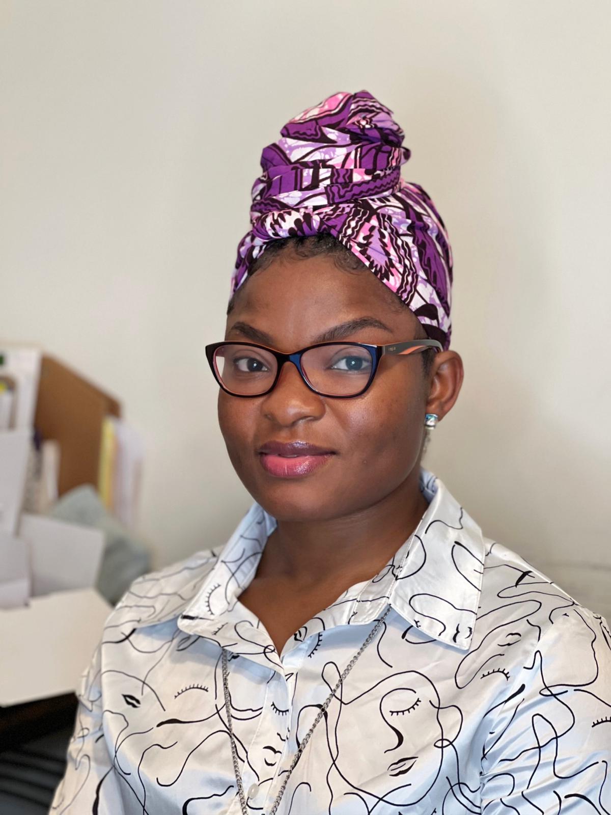 AfroChic Wrap – Pre - Cut Wax Cotton Headwrap for Easy Styling - Onestep Beauty Bar