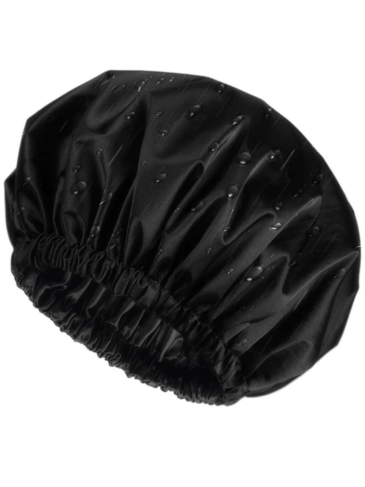 Satin-Lined Shower Cap – Waterproof Hair Protection for Natural, Curly & Braided Hair - Onestep Beauty Bar