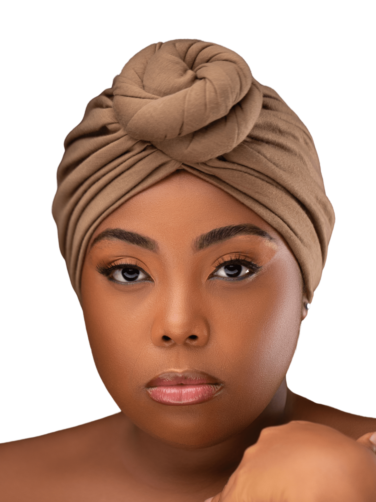 Everyday Jersey Knot Turban — Pre-Wrapped, Soft & Stretchy Headwrap - Onestep Beauty Bar