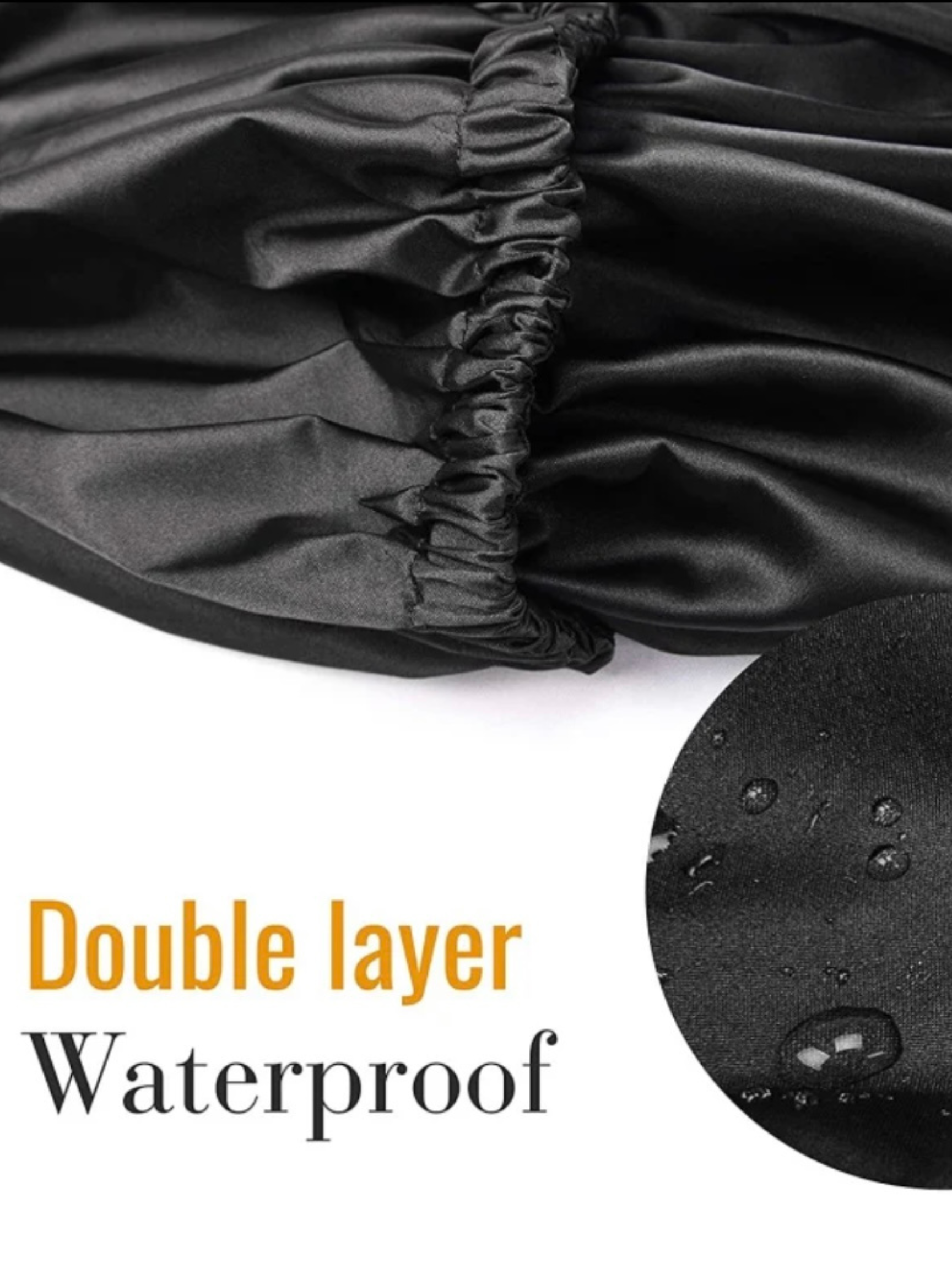 Satin Lined Shower Cap