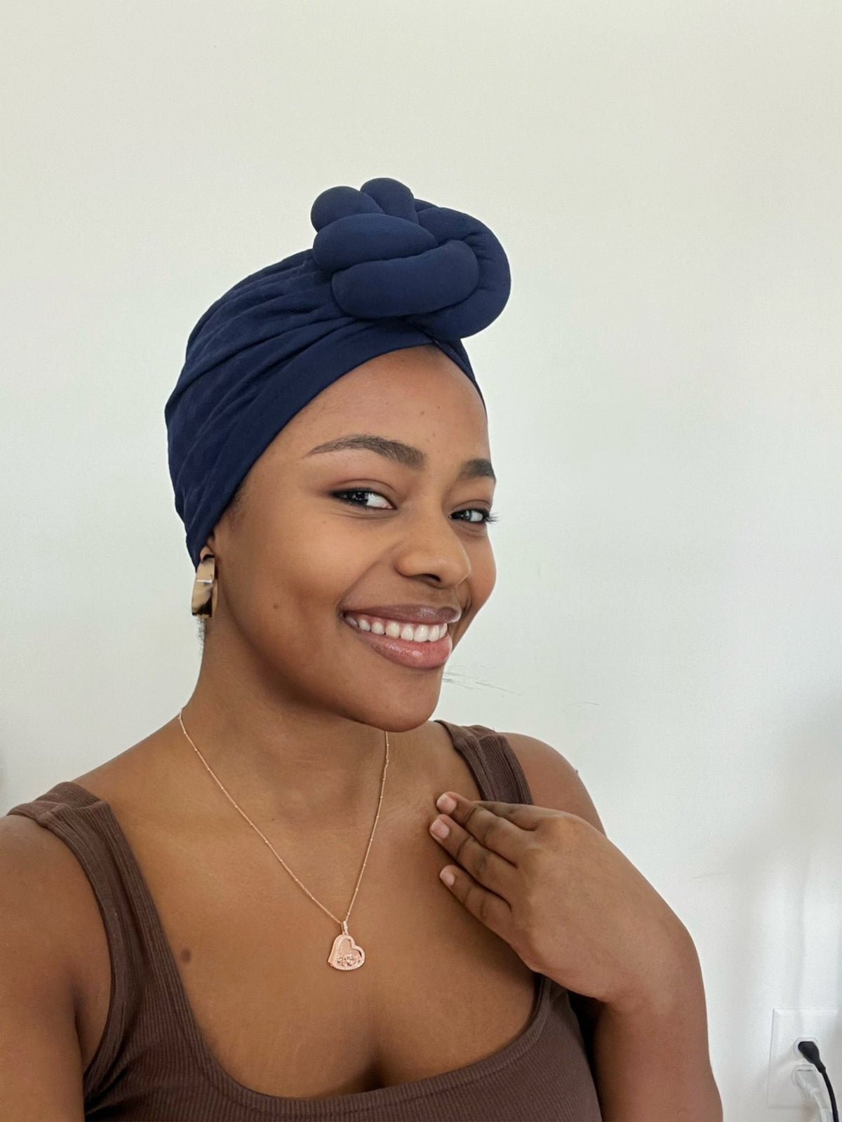 CLASSIC KNOT – Handmade Pre - Wrapped Turban for Effortless Style - Onestep Beauty Bar