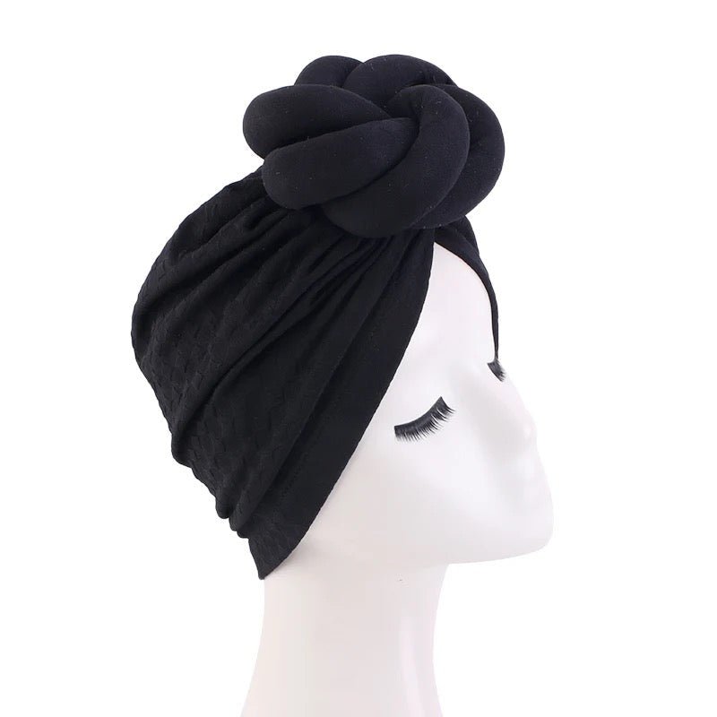 CLASSIC KNOT – Handmade Pre - Wrapped Turban for Effortless Style - Onestep Beauty Bar